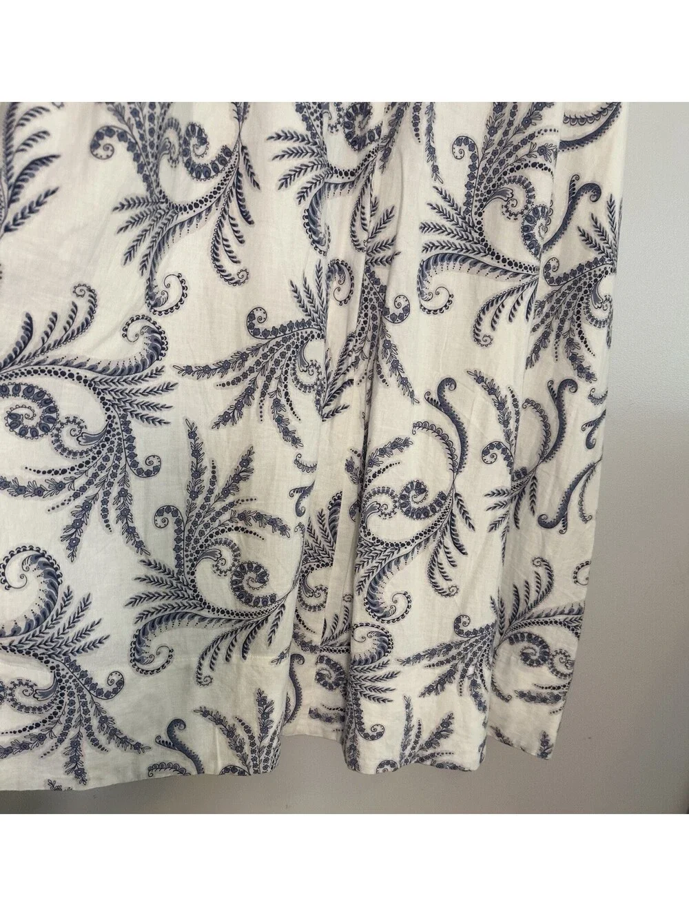 Banana Republic Beige Linen Lined Pleat Front Back Zip Maxi Skirt Size 16 GUC.